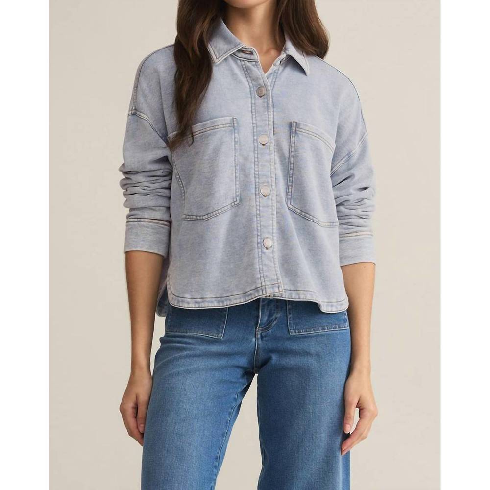 Z Supply Light Blue Washed Jean Jacket